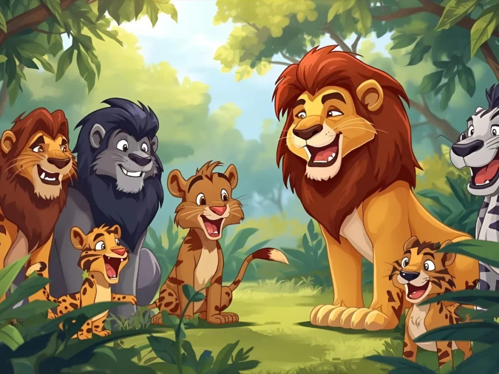 Quick Jungle Humor With Lions