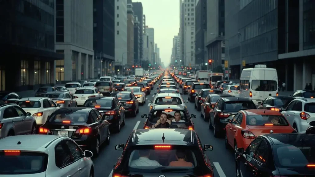 Slow moving traffic jam jokes for peak hour