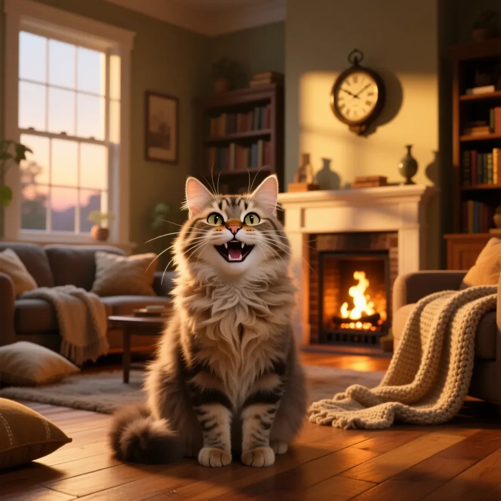 Cozy Indoor Cat Laughs That Hit Home