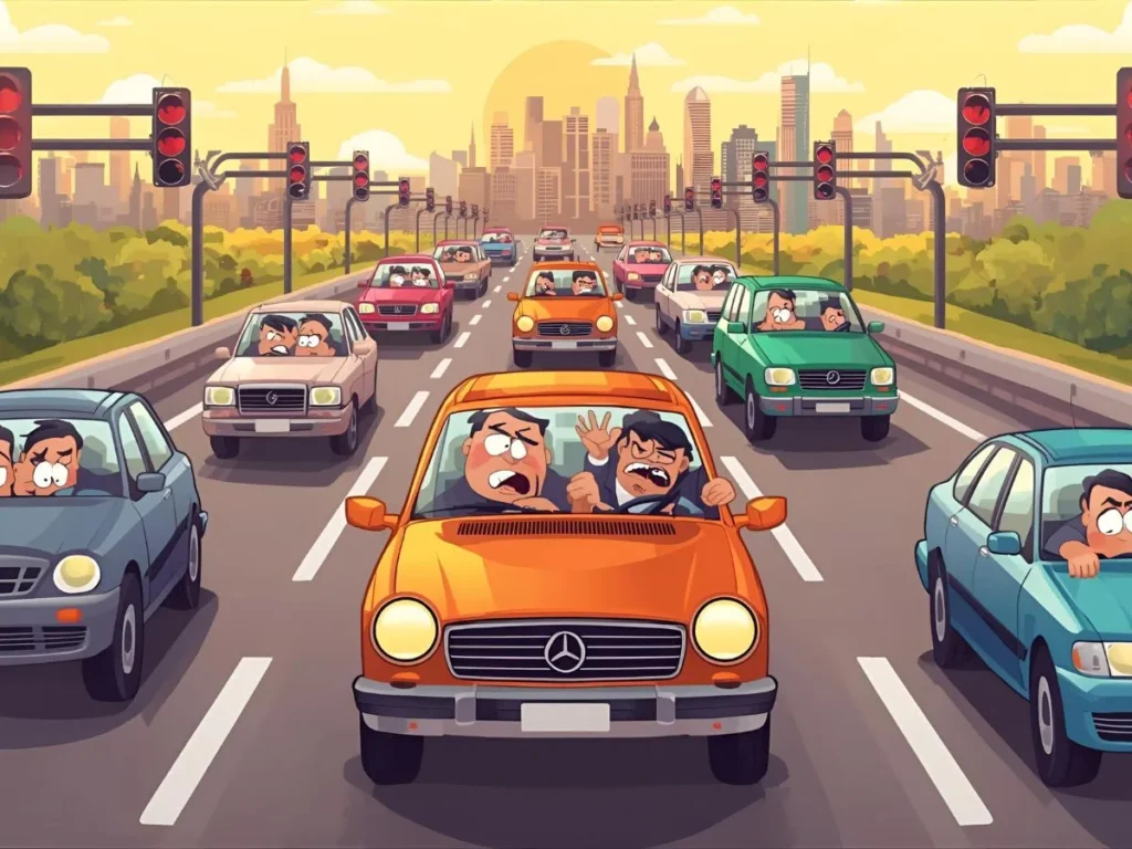 Morning Traffic Madness