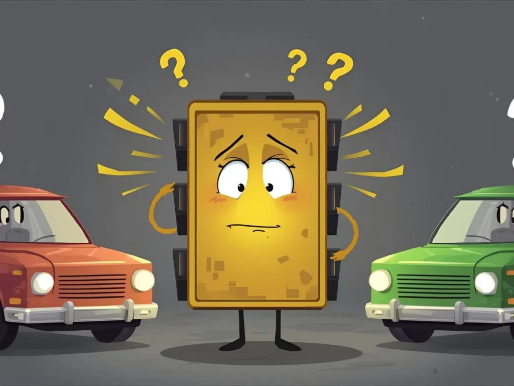 Yellow Light Cautionary Comedy That Slows the Rolls