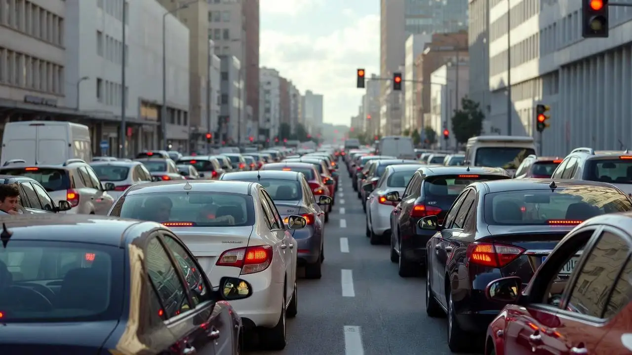 Traffic jam jokes funny One liner