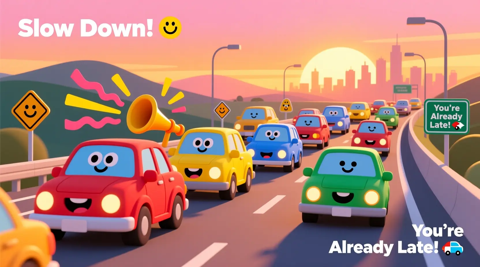 Traffic jokes funny 0ne liner