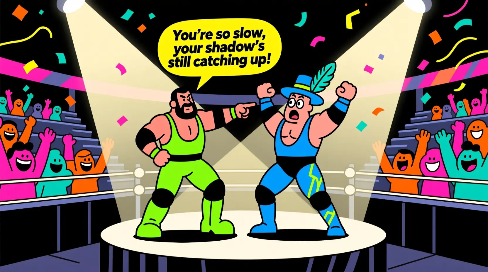 Wrestling jokes 0ne liner