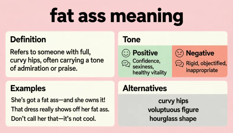 Fat Ass Meaning