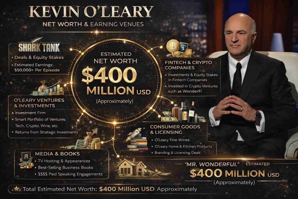 kevin o leary net worth