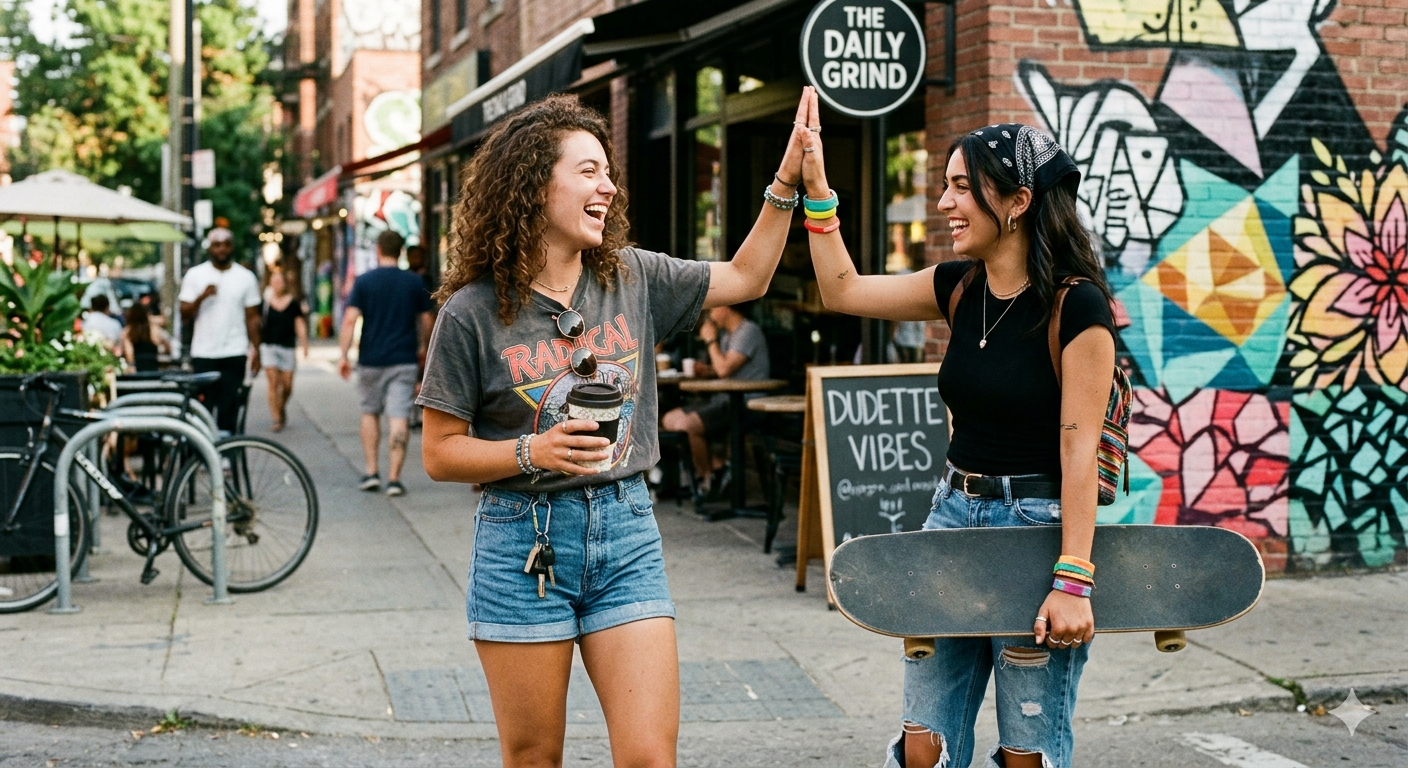 Dudette Meaning explained with a modern visual showing the slang term and its everyday usage context