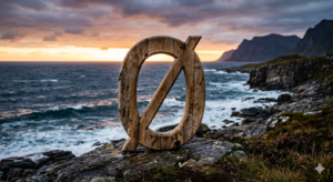 Illustration of the o with slash symbol Ø showing its meaning and use in language and technical contexts.