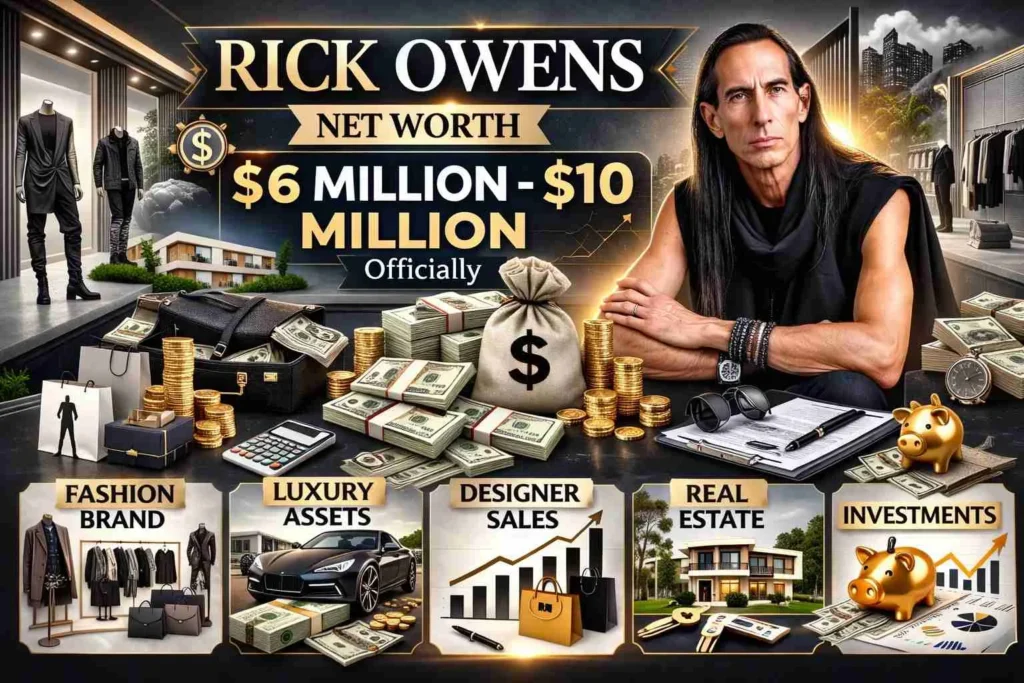 Rick Owens Net Worth