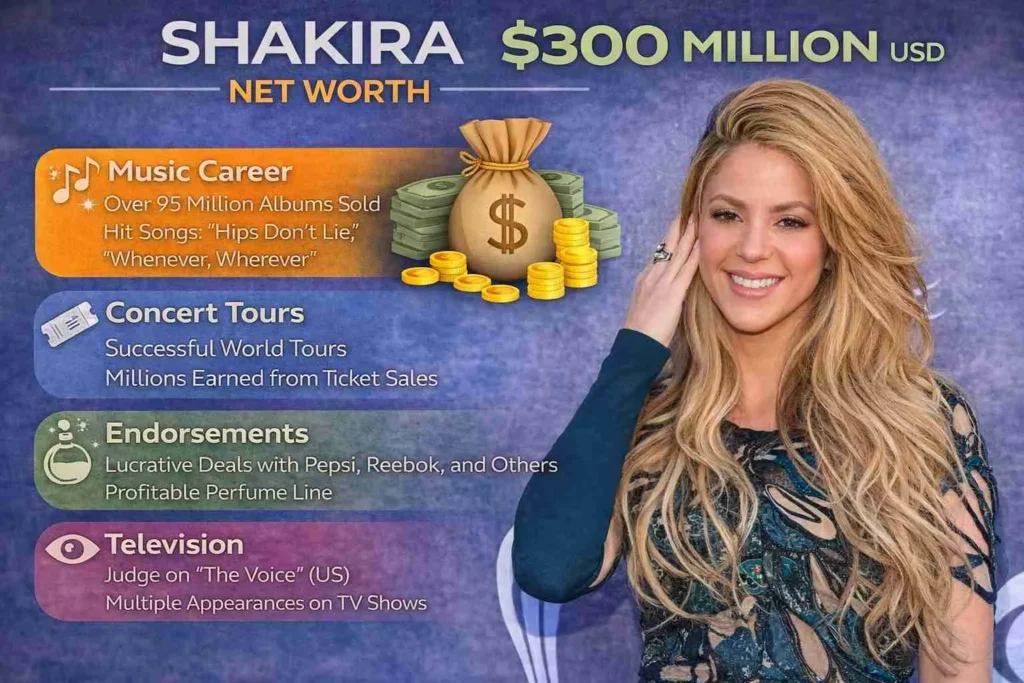Shakira Net Worth