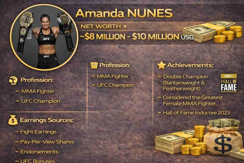 amanda nunes net worth