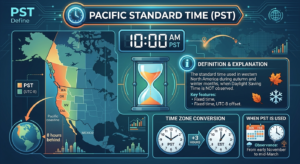 PST define meaning explained with examples of Pacific Standard Time and common online usage.