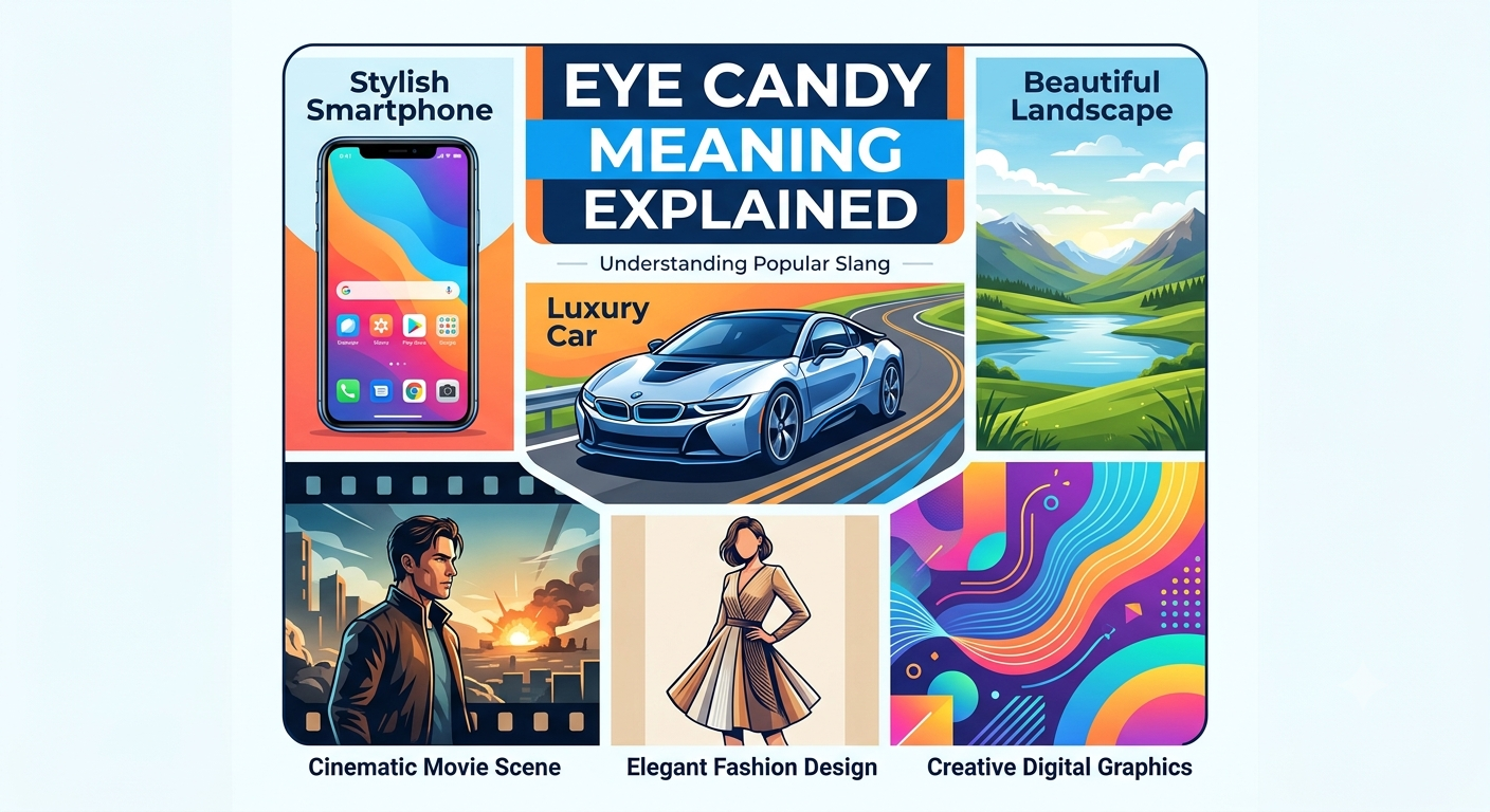 Eye candy meaning explained with attractive visuals and modern design examples