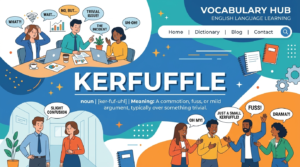 Kerfuffle meaning explained with examples, pronunciation, and usage guide