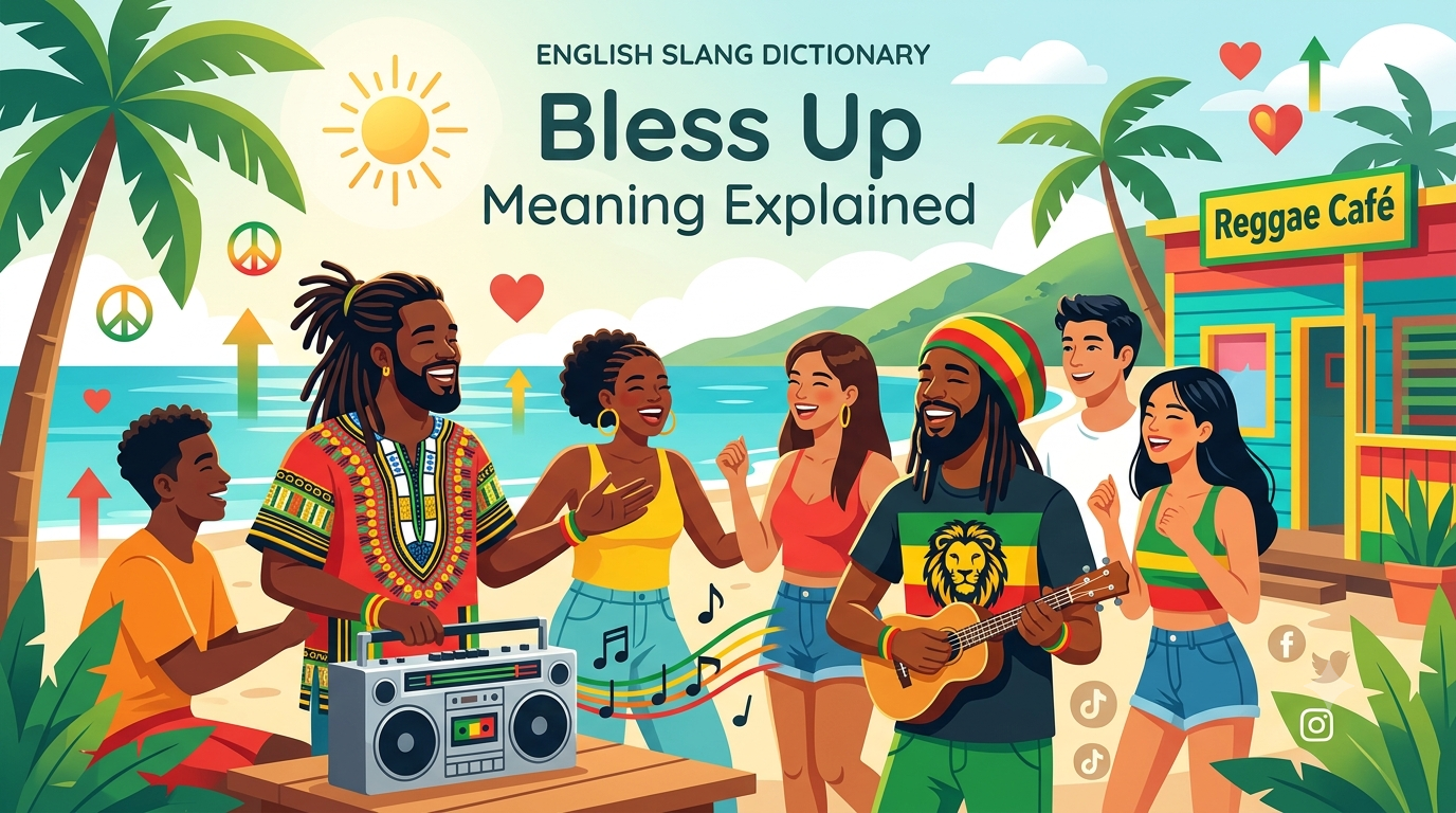 Bless up meaning explained with Jamaican slang origin and positive communication examples